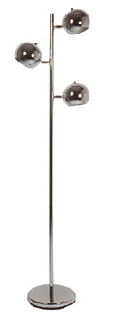 Golvlampa Chromeball x 3