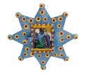 Mexikansk dekoration Estrella Blue