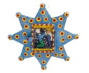 Mexikansk dekoration Estrella Blue