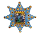Mexikansk dekoration Estrella Blue