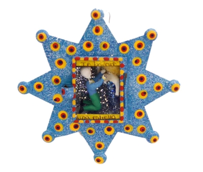 Dekoration - - Sydamerika - Mexikansk dekoration Estrella Blue