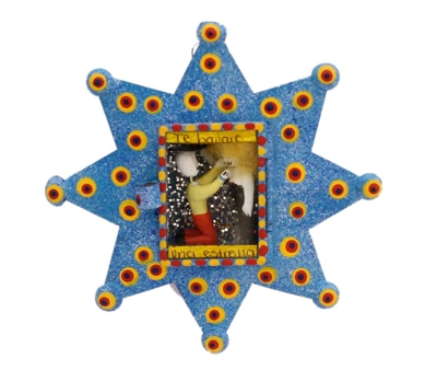 Dekoration - - Sydamerika - Mexikansk dekoration Estrella Blue 2