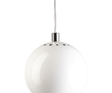 Lampa Ball Pendel Vit